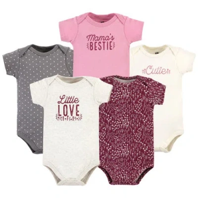 Hudson Baby Cotton Bodysuits 5-pack
