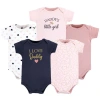 Hudson Baby Cotton Bodysuits 5-pack