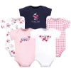 Hudson Baby Cotton Bodysuits 5-pack