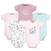 Hudson Baby Cotton Bodysuits 5-pack