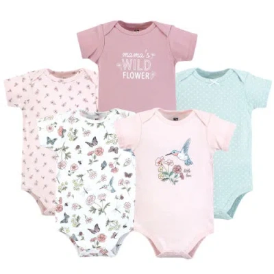 Hudson Baby Cotton Bodysuits 5-pack