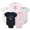 Hudson Baby Cotton Bodysuits 5-pack