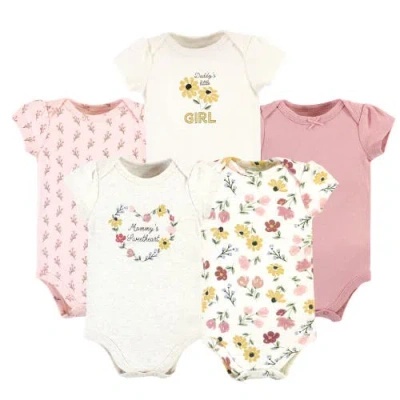 Hudson Baby Cotton Bodysuits 5-pack