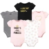 Hudson Baby Cotton Bodysuits 5-pack