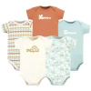 Hudson Baby Cotton Bodysuits 5-pack In Multi