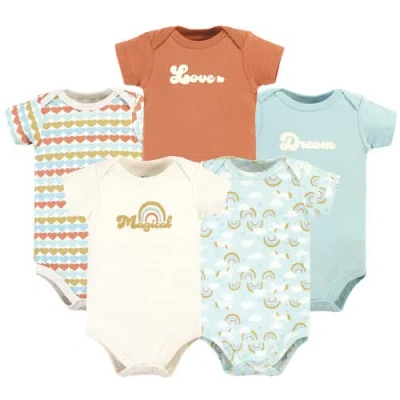Hudson Baby Cotton Bodysuits 5-pack In Multi