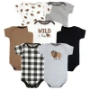 Hudson Baby Kids'  Cotton Bodysuits 7-pack In Animal Print
