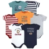 Hudson Baby Kids'  Cotton Bodysuits 7-pack In Multi