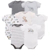Hudson Baby Kids'  Cotton Bodysuits 7-pack In Multi