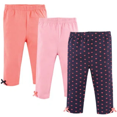 Hudson Baby Cotton Pants And Leggings In Multi