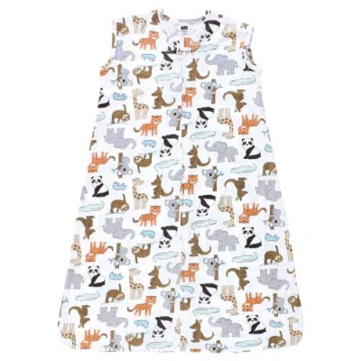 Hudson Baby Cotton Sleeveless Wearable Sleep Sack, Sack, Blanket In Multi