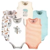 Hudson Baby Cotton Tank-style Bodysuits In Multi
