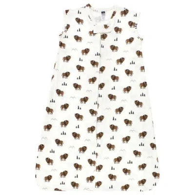 Hudson Baby Cozy Cotton Sleeveless Sleep & Cuddle Pouch In Multi