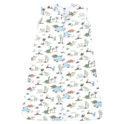 Hudson Baby Cozy Cotton Sleeveless Sleep & Cuddle Pouch In Multi