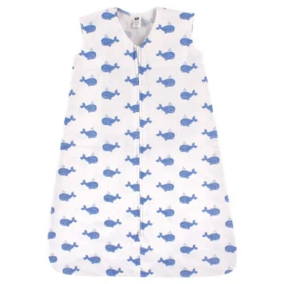 Hudson Baby Cozy Cotton Sleeveless Sleep & Cuddle Pouch In Multi
