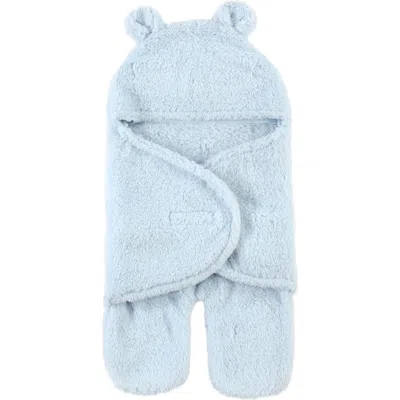 Hudson Baby Cozy Fluffy Animal Print Stroller Footmuff In Blue