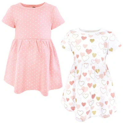 Hudson Baby Cozy Stylish Baby Dress 2pk In Animal Print