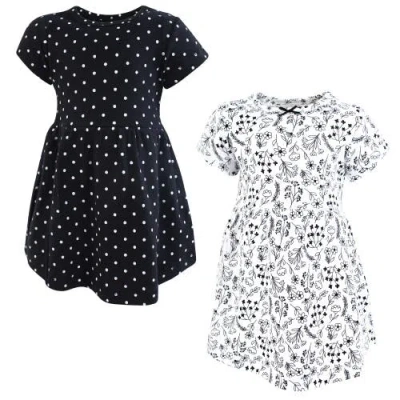 Hudson Baby Cozy Stylish Baby Dress 2pk In Animal Print
