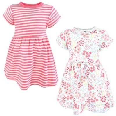 Hudson Baby Cozy Stylish Baby Dress 2pk In Black