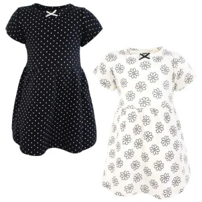 Hudson Baby Cozy Stylish Baby Dress 2pk In Black