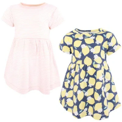 Hudson Baby Cozy Stylish Baby Dress 2pk In Blue