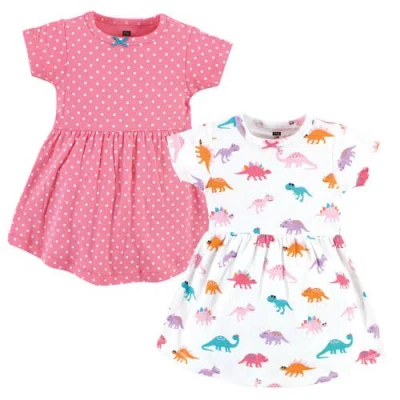 Hudson Baby Cozy Stylish Baby Dress 2pk In Multi