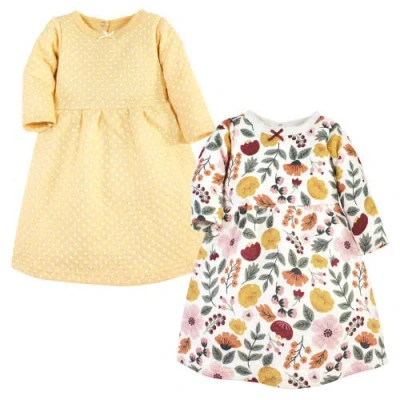 Hudson Baby Kids'  Double Pack Of Long-sleeve Dress In Multi