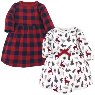 Hudson Baby Kids'  Double Pack Of Long-sleeve Dress In Multi