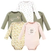 Hudson Baby Essential Long-sleeve Cotton Bodysuit Set