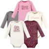 Hudson Baby Essential Long-sleeve Cotton Bodysuit Set