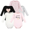 Hudson Baby Essential Long-sleeve Cotton Bodysuit Set