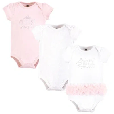 Hudson Baby Essential Three-piece Set Of Cotton Bodysuits In Multi