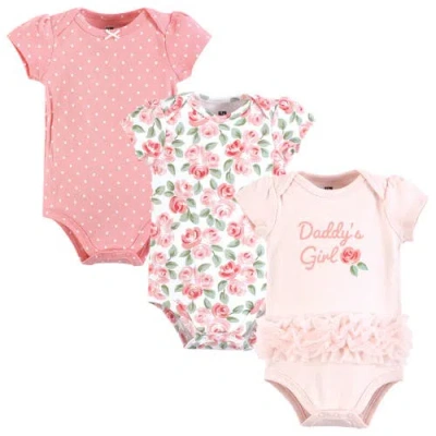 Hudson Baby Essential Three-piece Set Of Cotton Bodysuits In Multi