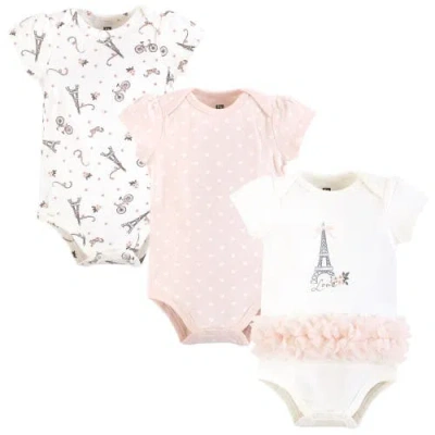 Hudson Baby Essential Three-piece Set Of Cotton Bodysuits In Multi