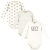 Hudson Baby Kids'  Everyday Long-sleeve Cotton All-in-ones In Multi