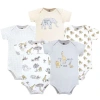 Hudson Baby Kids'  Five-piece Set Of Cotton Infant All-in-one Bodysuits In Gray