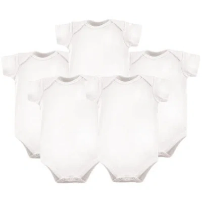 Hudson Baby Kids'  Five-piece Set Of Cotton Infant All-in-one Bodysuits In Neutral