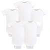 Hudson Baby Kids'  Five-piece Set Of Cotton Infant All-in-one Bodysuits In White