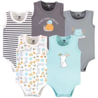 HUDSON BABY HUDSON BABY FIVE-PIECE SLEEVELESS INFANT ESSENTIALS