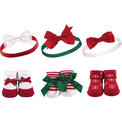 Hudson Baby Headband And Socks Giftset (baby) In Multi
