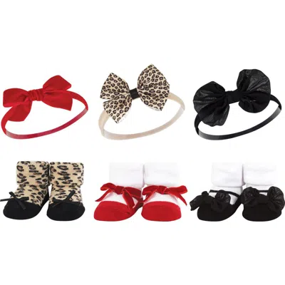 Hudson Baby Headband & Socks Giftset (baby) In Multi