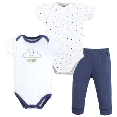 Hudson Baby Infant Cozy Cotton Layette Bundle In Blue