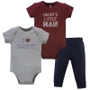 Hudson Baby Infant Cozy Cotton Layette Bundle In Brown