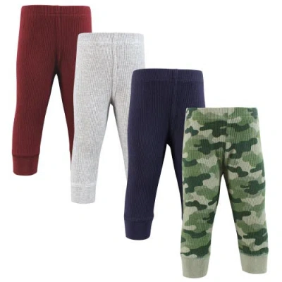 Hudson Baby Kids'  Insulated Slim-leg Pants 4-piece Warmth Bundle In Multi