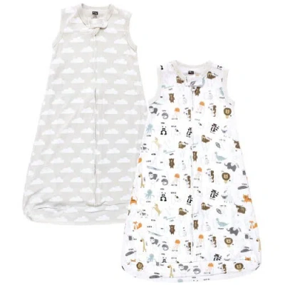 Hudson Baby Interlock Cotton Sleeveless Sleep Sack In Multi