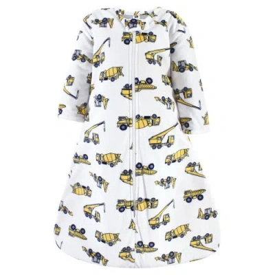 Hudson Baby Long Sleeve Plush Faux Fur Sleeping Bag, Wearable Blanket In Multi
