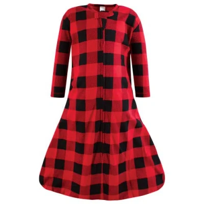Hudson Baby Long-sleeve Cotton Jersey Sleeping Bag In Red