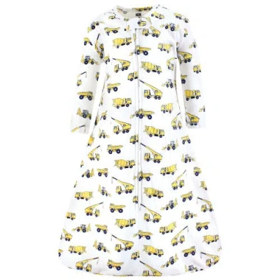 Hudson Baby Long-sleeve Cotton Jersey Sleeping Bag In Multi