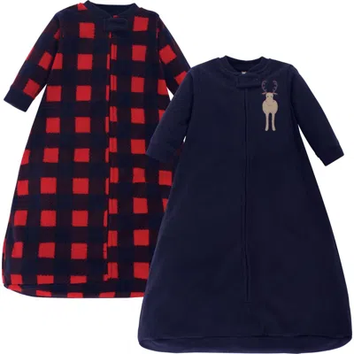 Hudson Baby Long-sleeve Fleece Sleeping Bag In Multi