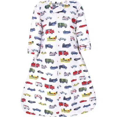 Hudson Baby Long-sleeve Plush Faux Fur Sleeping Bag, Wearable Blanket In Multi